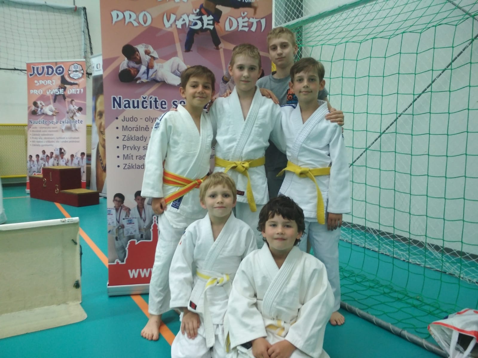 Nejmladší generace USK PRAHA JUDO před týdnem bojovala v Berouně